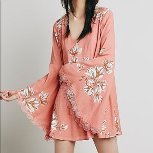 Free people pink wanderer tunic